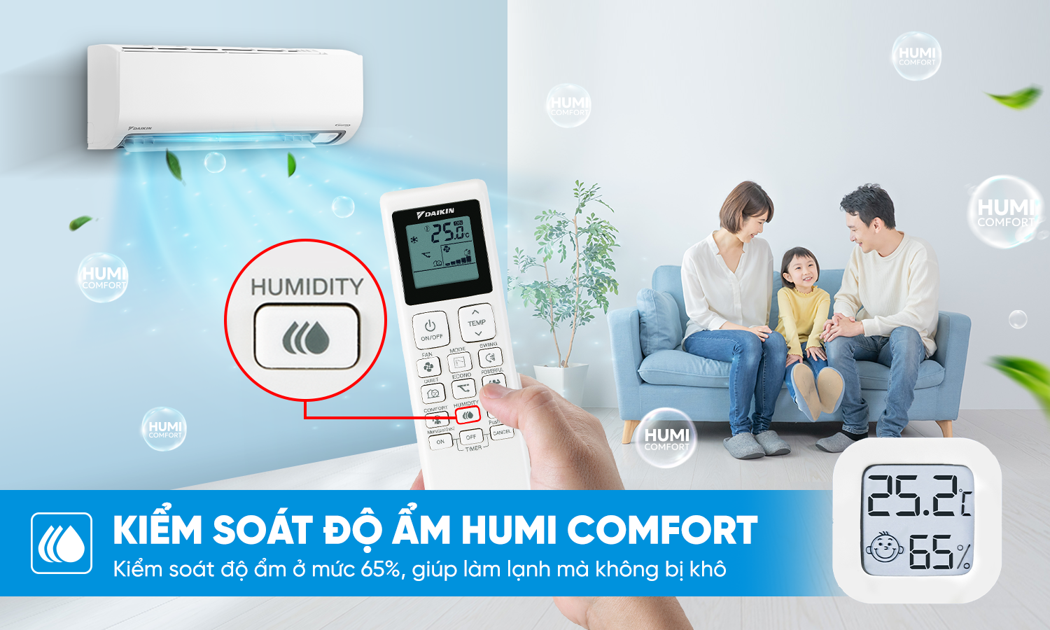 Điều hòa Daikin 1 chiều Inverter tích hợp sưởi 18000BTU FTHB50ZVMV